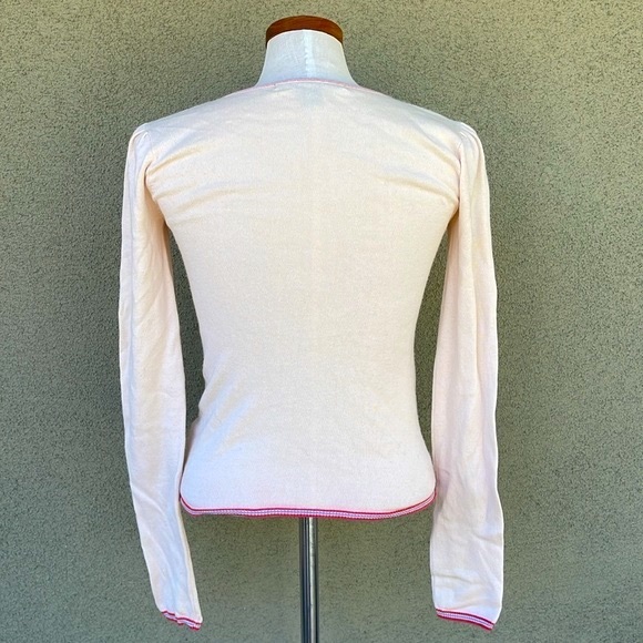 Marc Jacobs 2000s cream knit henley sweater - Picture 5 of 6